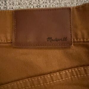 Madewell Tan 9” High-Rise Pants Size 26